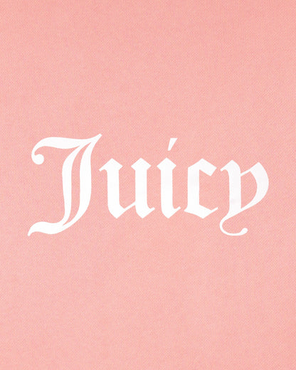 Juicy Emblem Wide Sweatpant - Rose