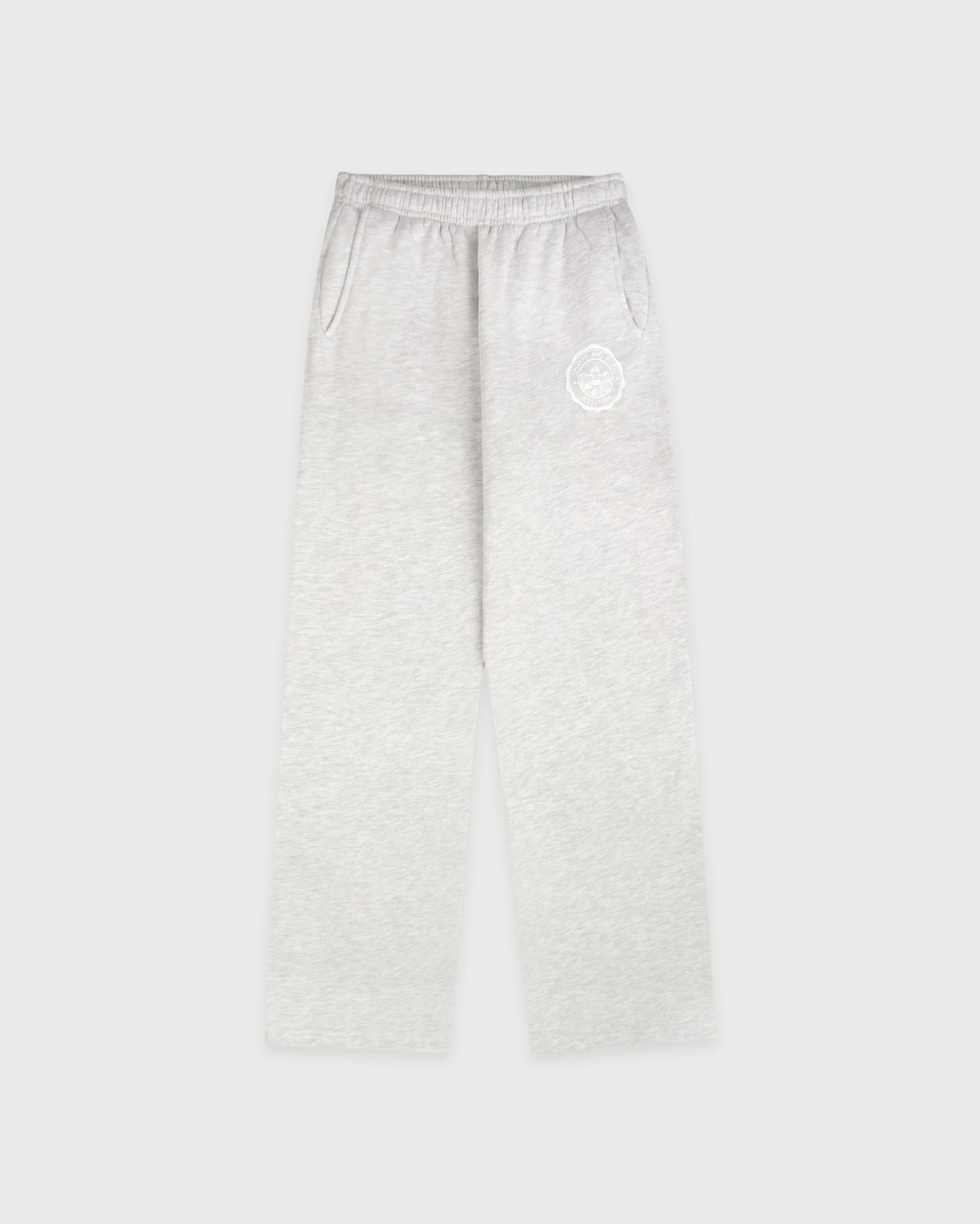Juicy Emblem Wide Sweatpant - Heather Gray