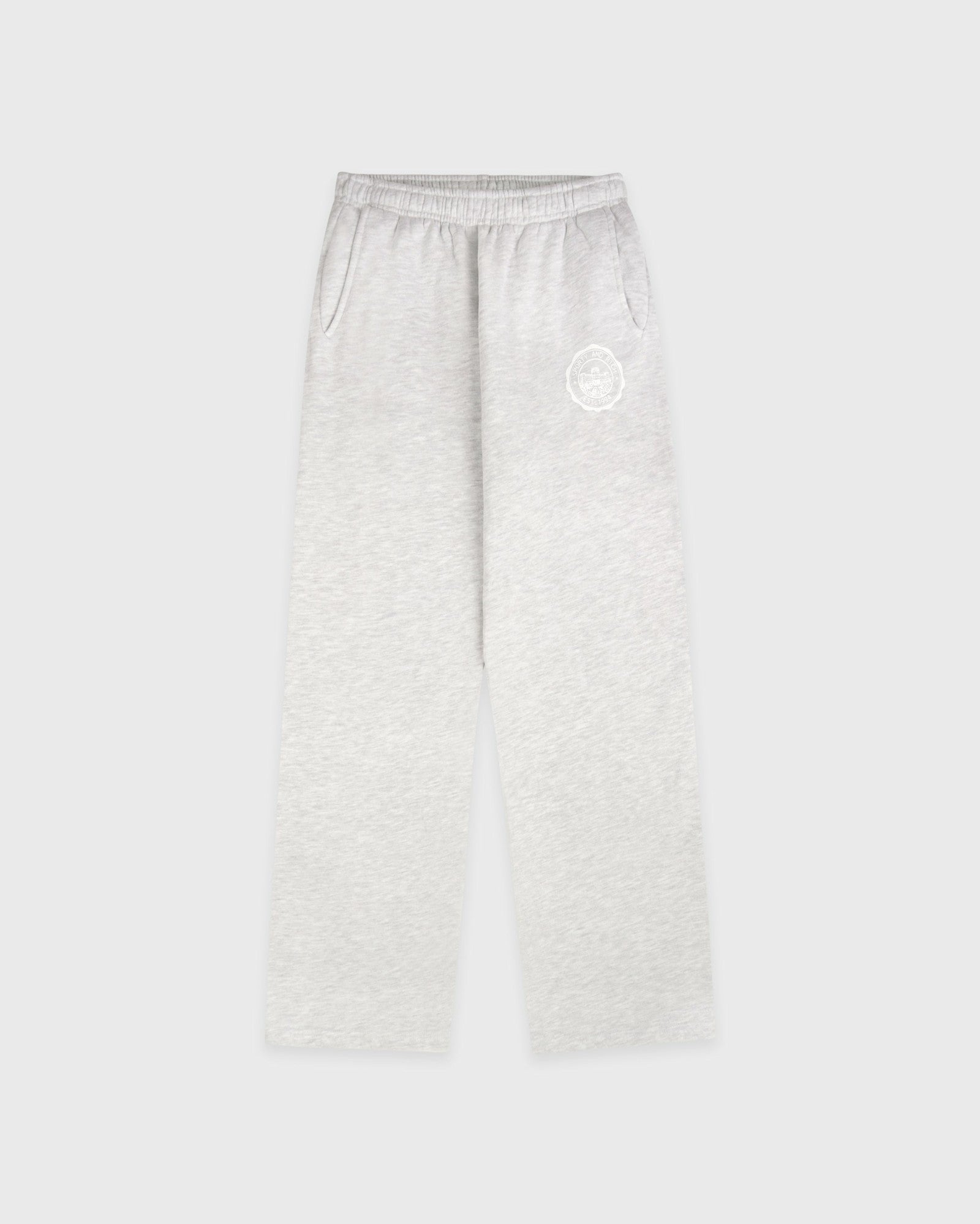 Juicy Emblem Wide Sweatpant - Heather Gray