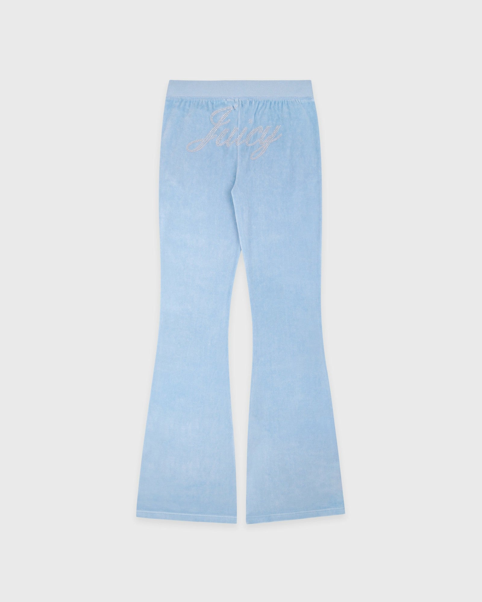Juicy Script Velour Sweatpant - Sky Blue