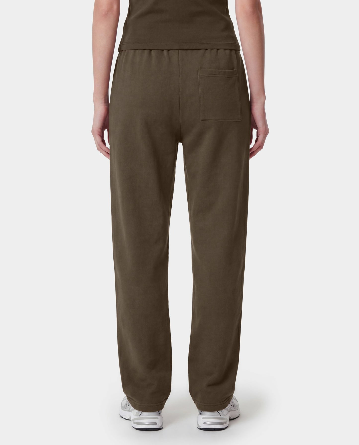 NY Crest Embroidered Wide Sweatpant - Sand