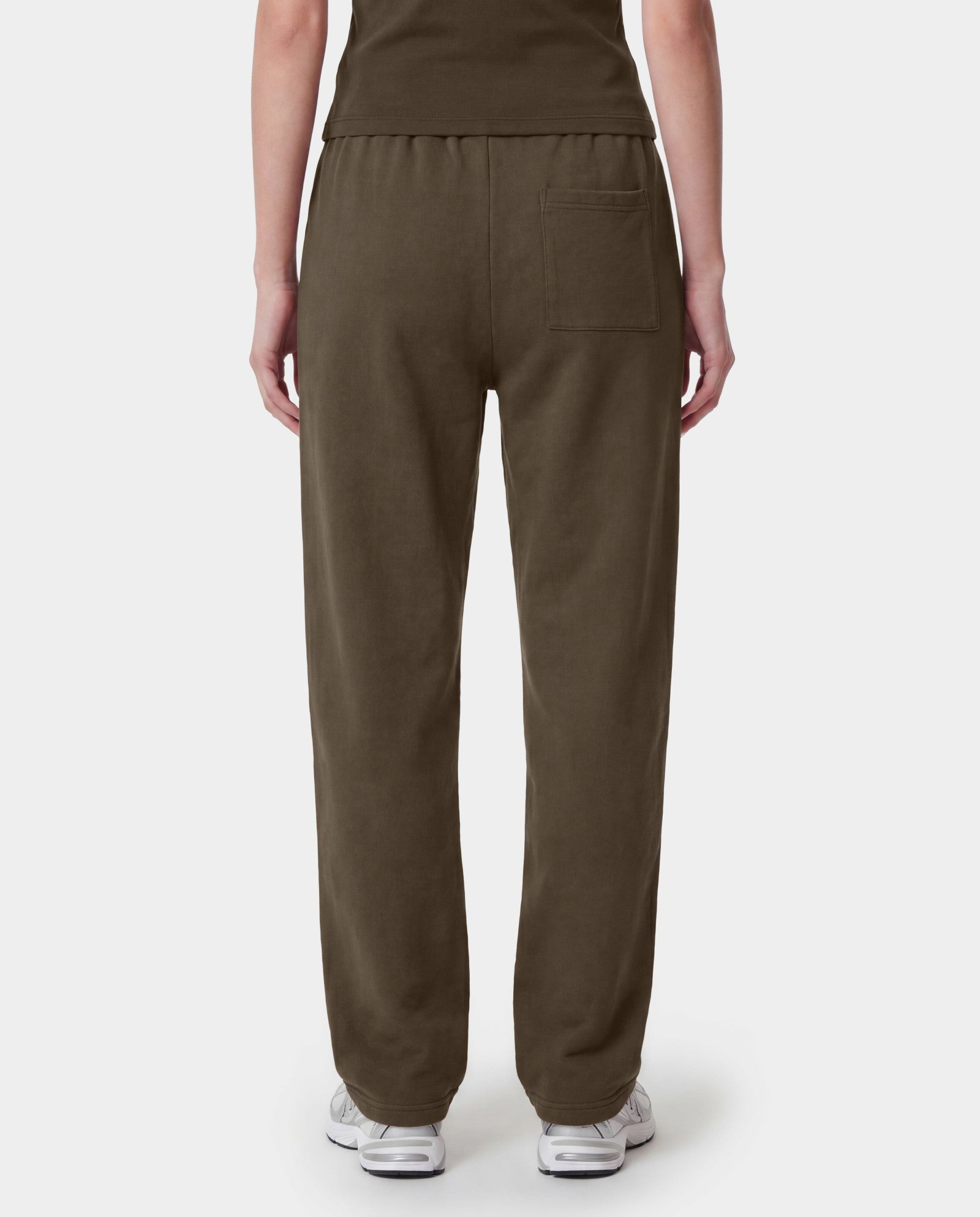 NY Crest Embroidered Wide Sweatpant - Sand