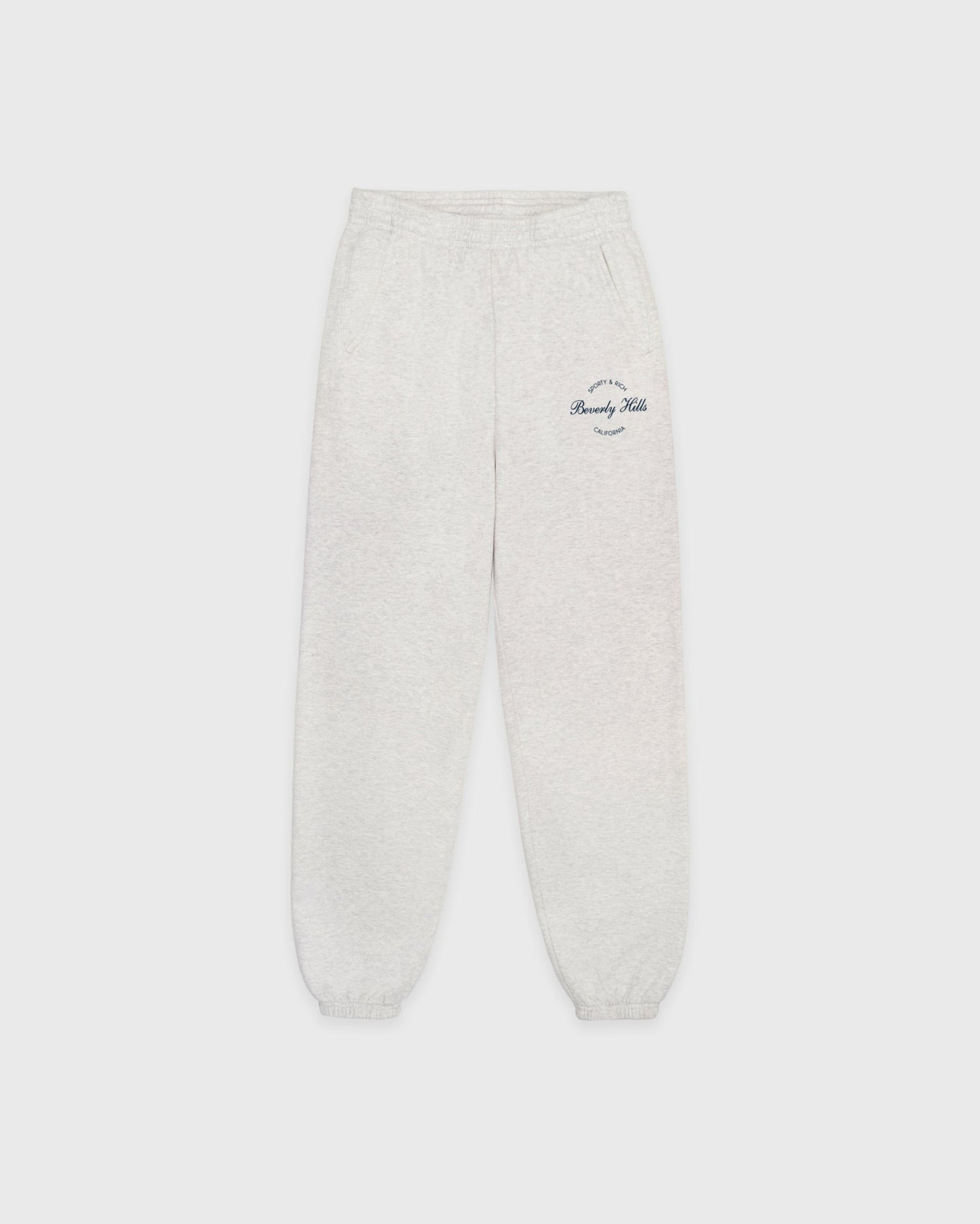 Beverly Script Sweatpant - Heather Gray