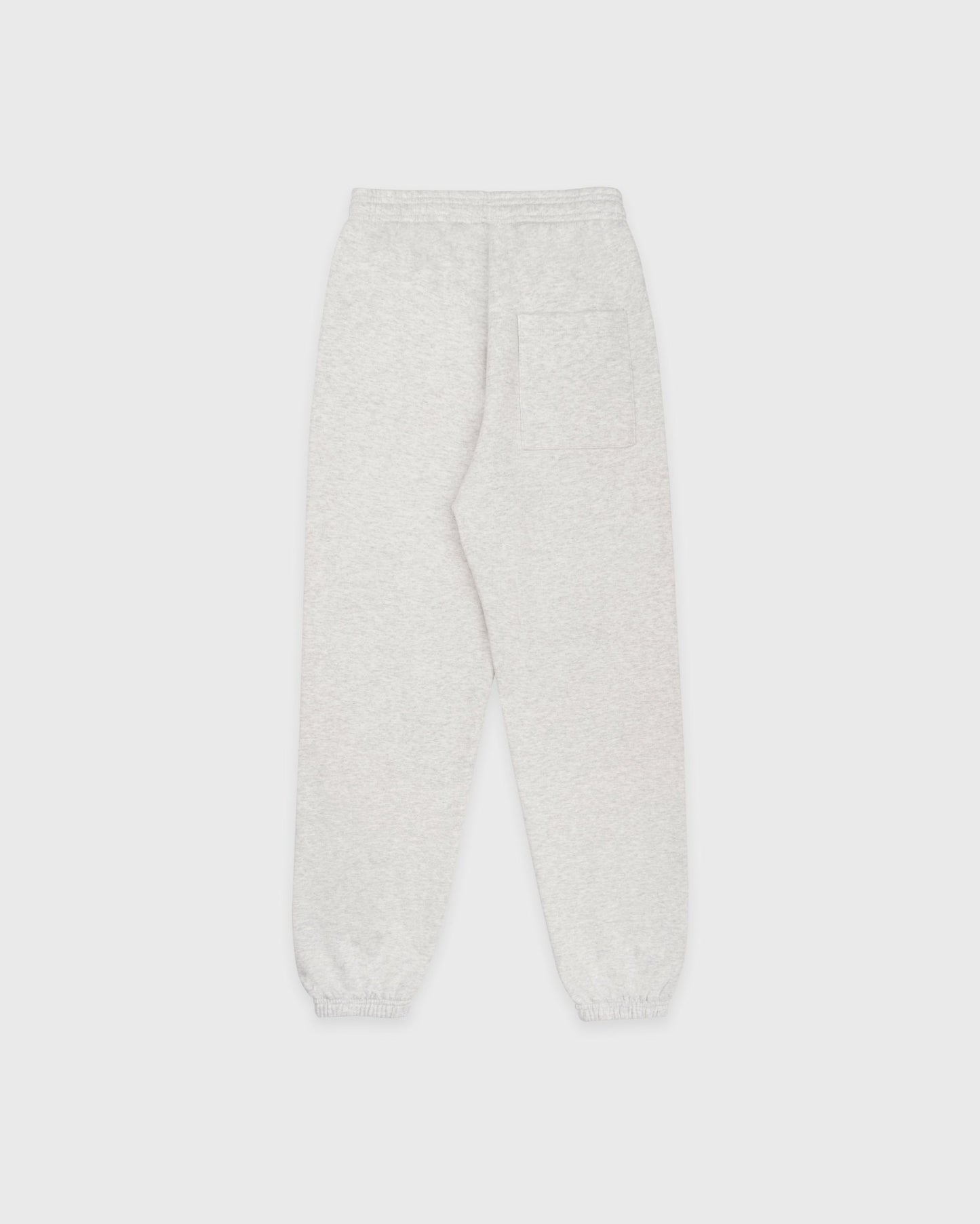 Serif Logo Embroidered Sweatpant - Heather Gray