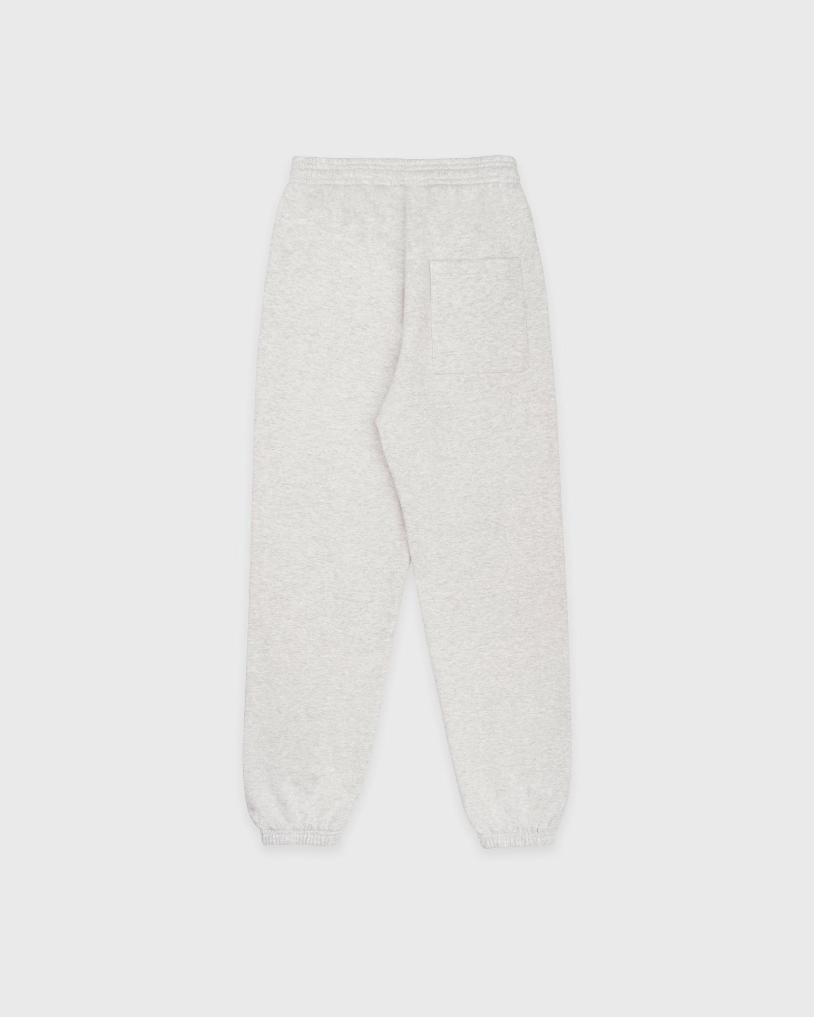 Serif Logo Embroidered Sweatpant - Heather Gray