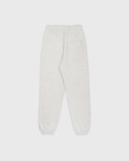 Serif Logo Embroidered Sweatpant - Heather Gray
