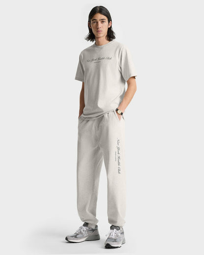 NY Health Club Sweatpant - Heather Gray/Navy