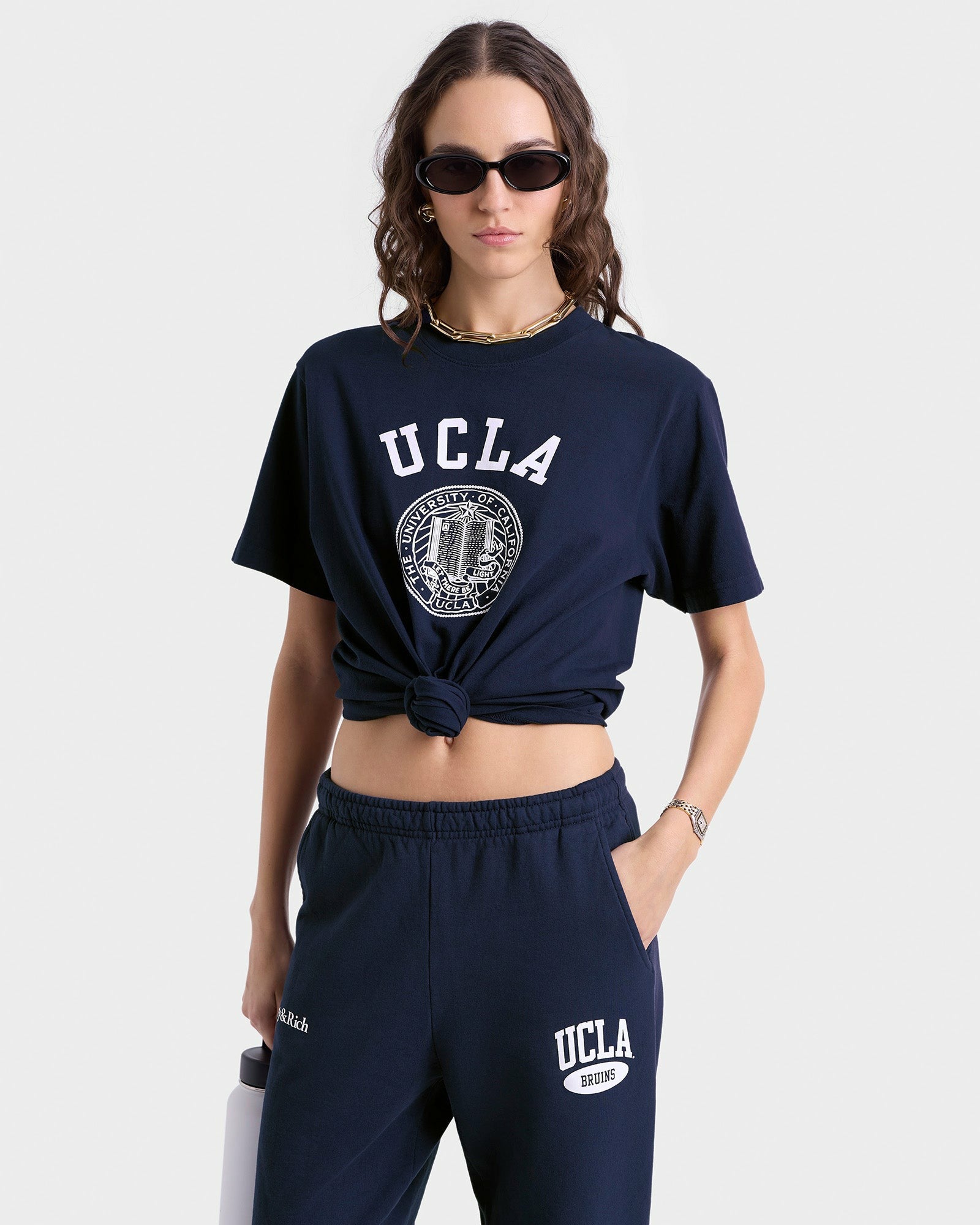 Westwood Sweatpant - Navy/White