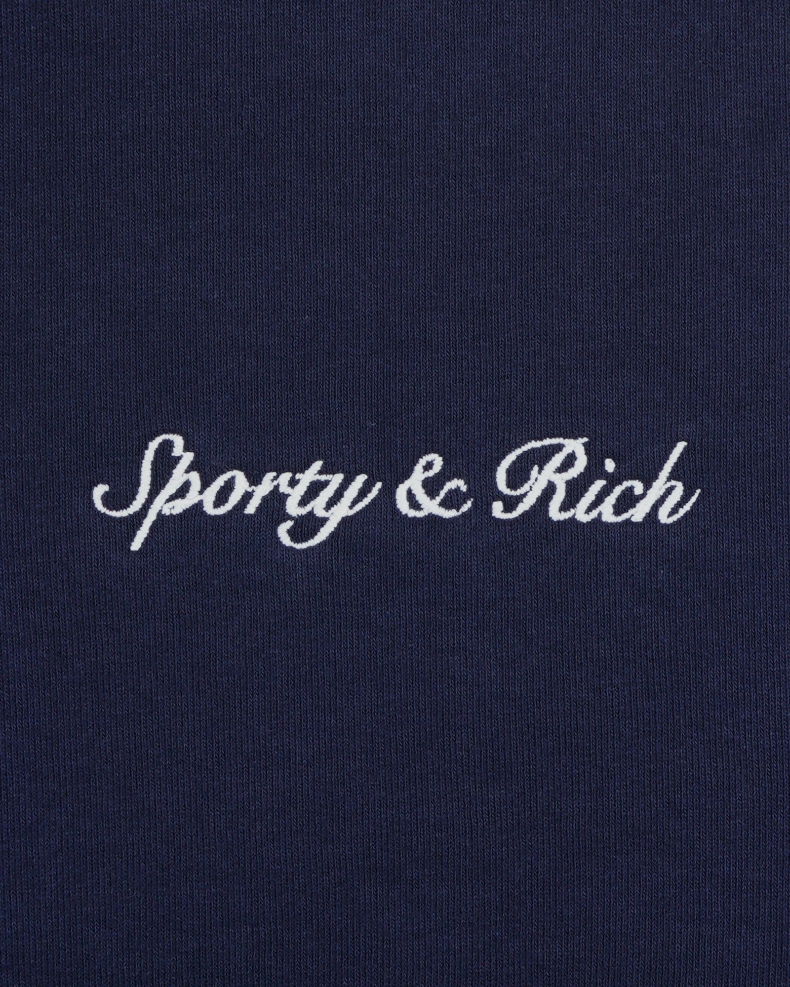 Syracuse Embroidered Sweatpant - Navy/White