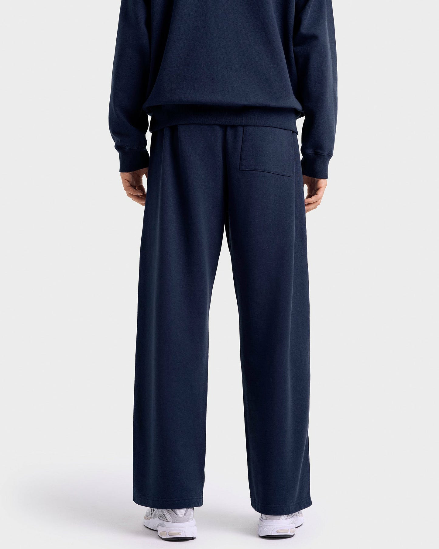 Yale Classic Wide Sweatpant - Navy/White