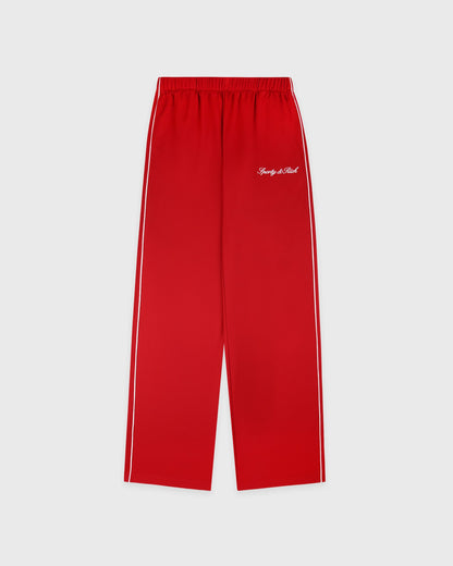 Signature Logo Retro Track Pant - Ruby