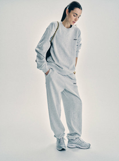Syracuse Embroidered Sweatpant - Heather Gray/Navy