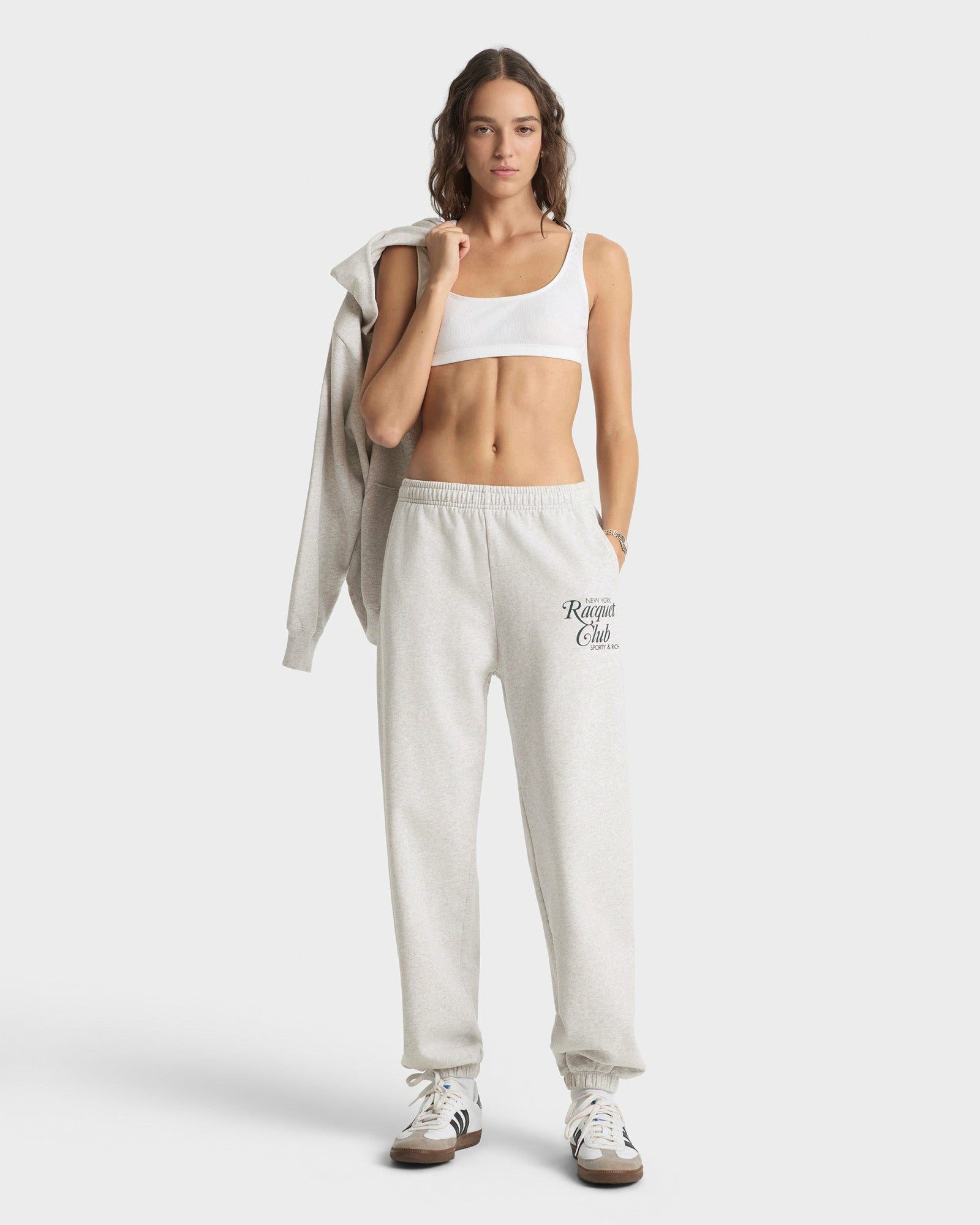 NYRC Sweatpant - Heather Gray/Forest