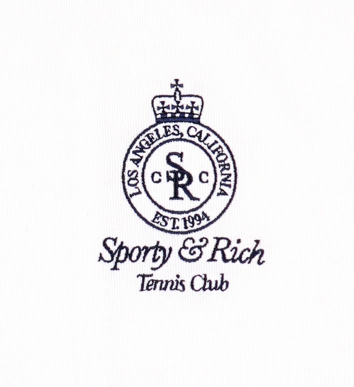 Crown Tennis Track Pant - White/Navy