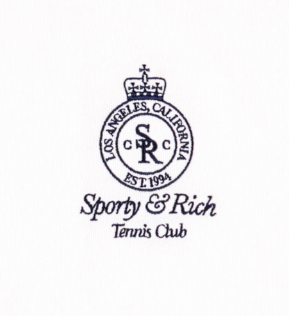 Crown Tennis Track Pant - White/Navy