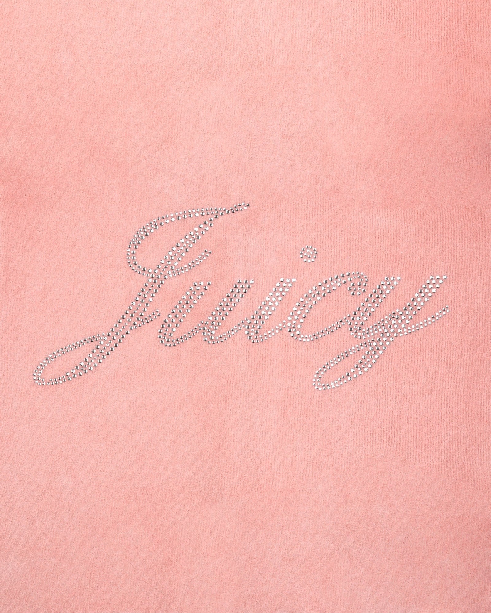 Juicy Script Velour Sweatpant - Rose