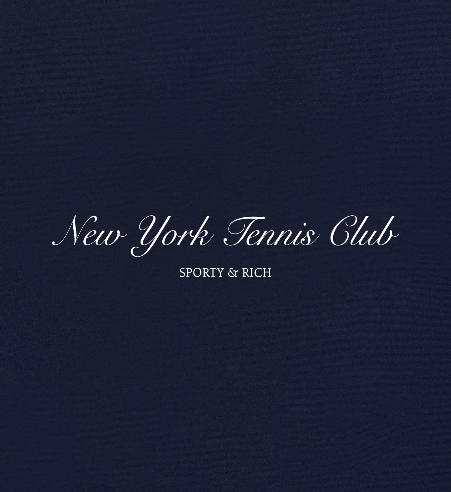 NY Tennis Club Sweatpant - Navy/White