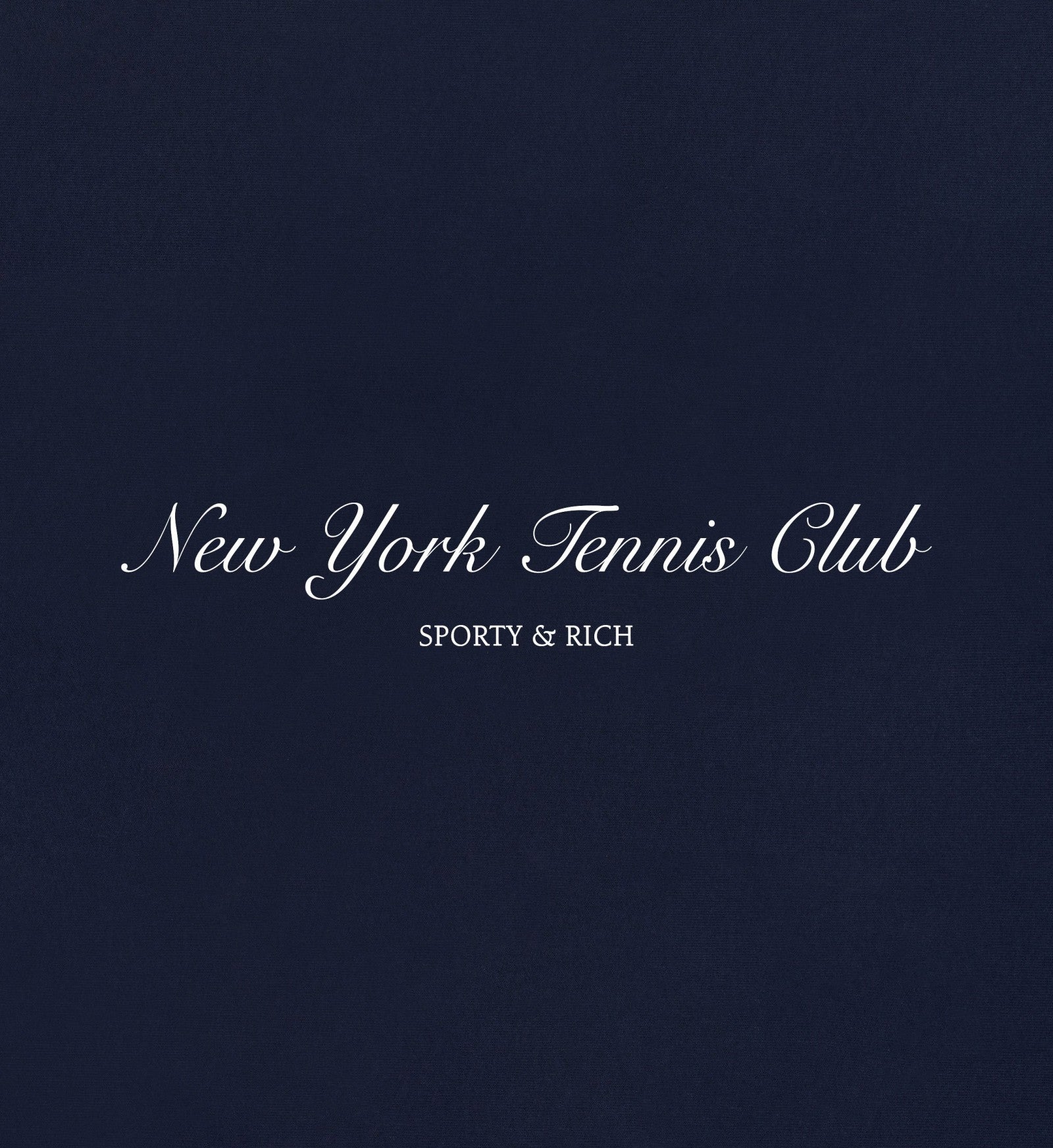NY Tennis Club Sweatpant - Navy/White