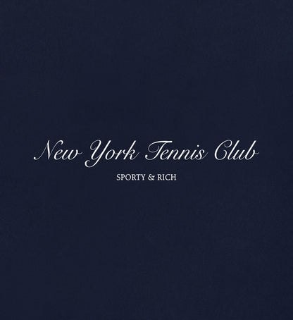 NY Tennis Club Sweatpant - Navy/White
