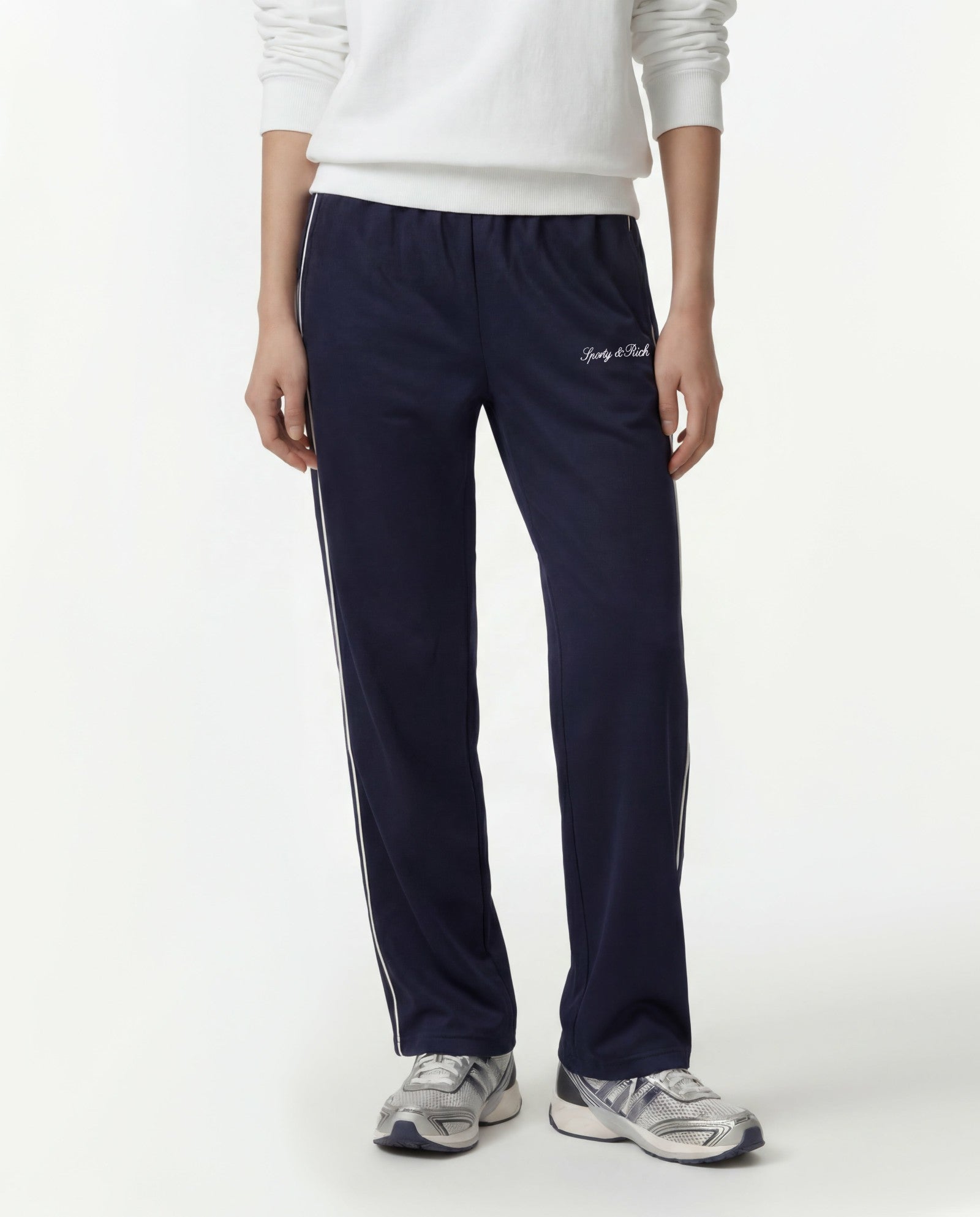 Signature Logo Retro Track Pant - Dark Navy
