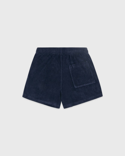 Signature Logo Terry Short - Light Navy/White