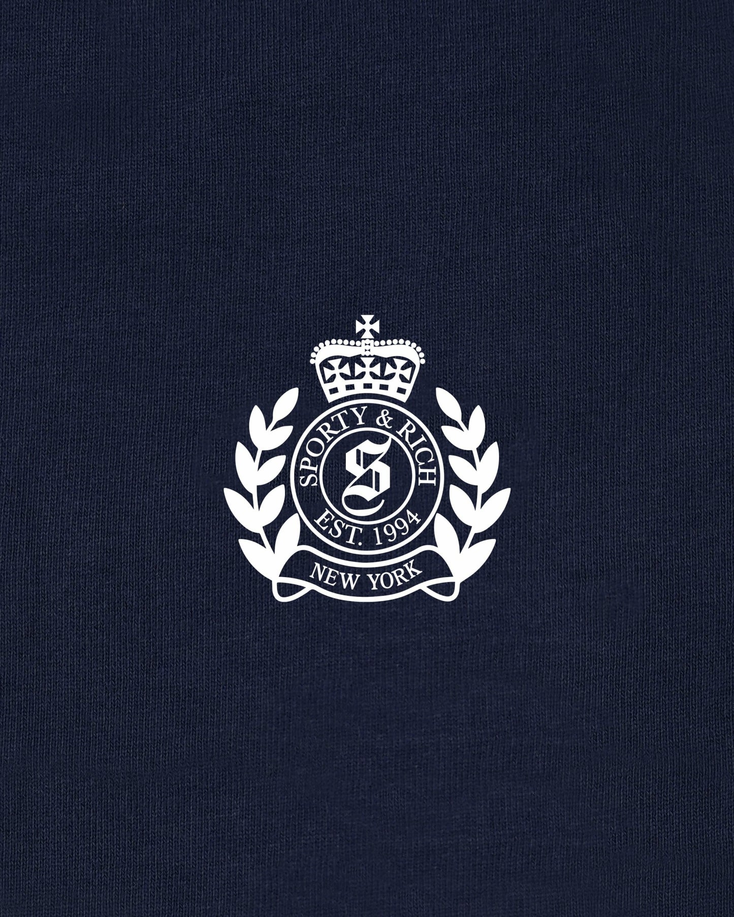 NY Crest Lounge Short - Light Navy/White