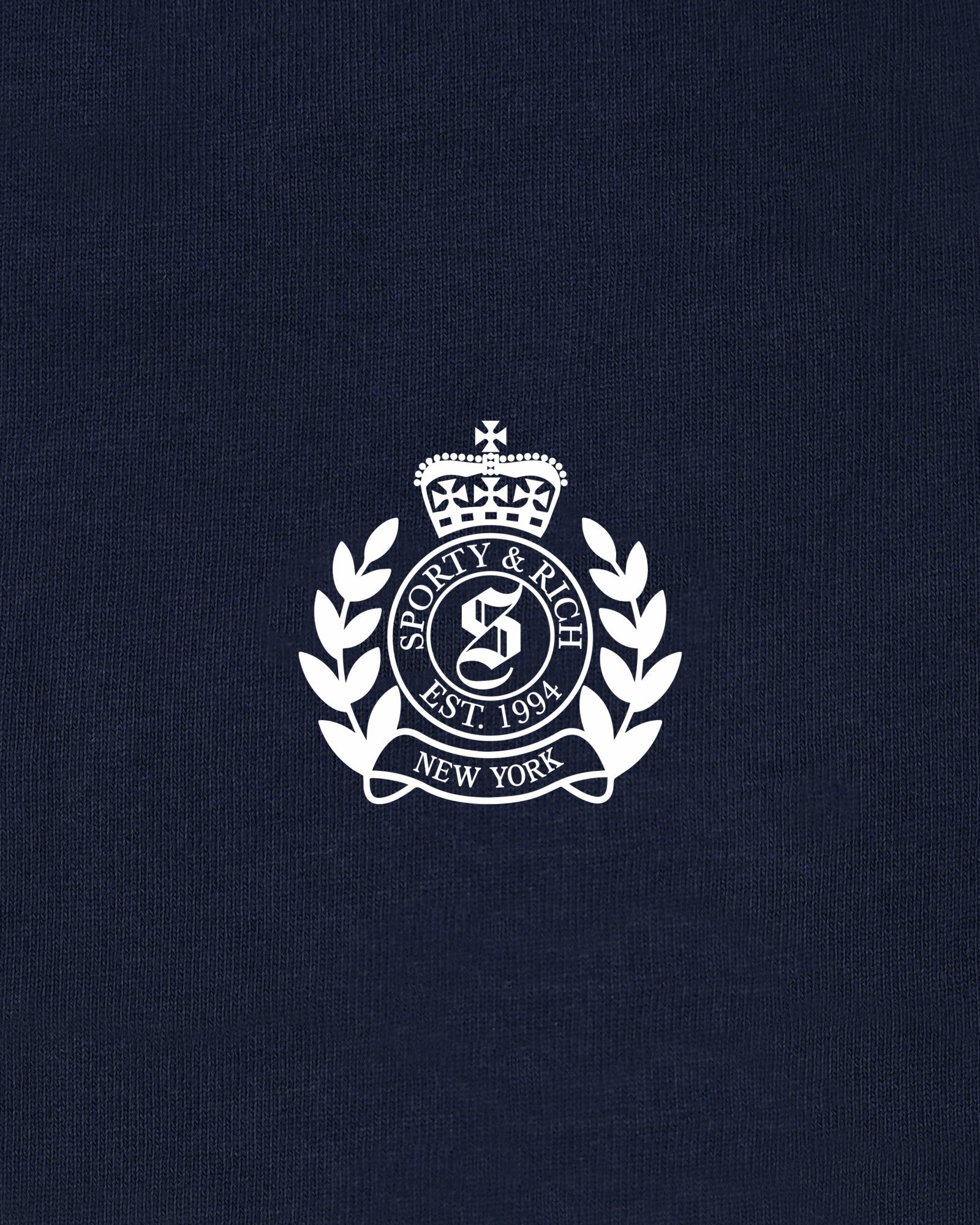 NY Crest Lounge Short - Light Navy/White