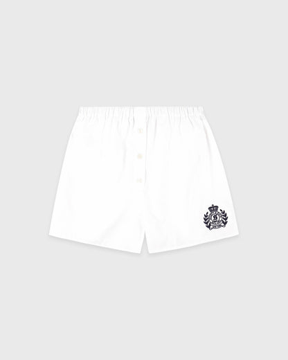 NY Crest Mini Boxer - White/Navy