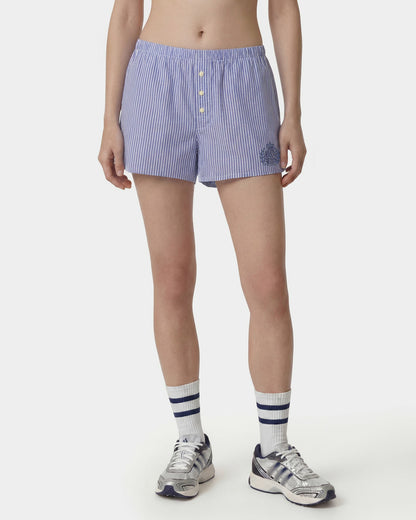 NY Crest Mini Boxer - Blue Striped