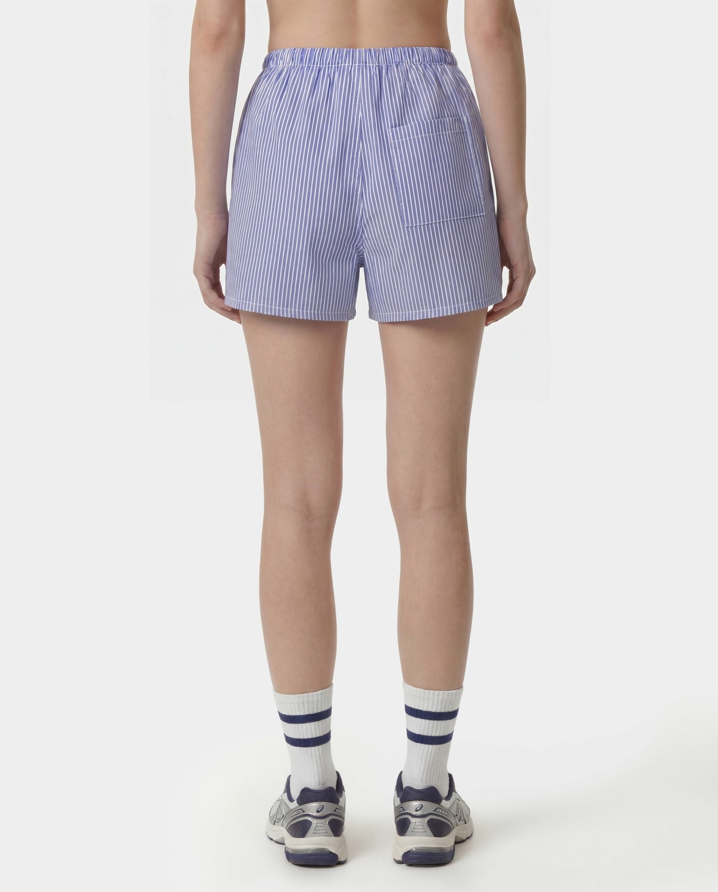 NY Crest Mini Boxer - Blue Striped