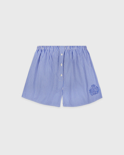 NY Crest Mini Boxer - Blue Striped
