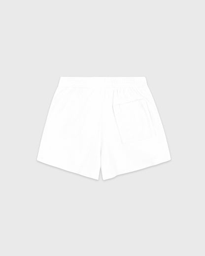 Signature Logo Terry Short - White/Light Navy