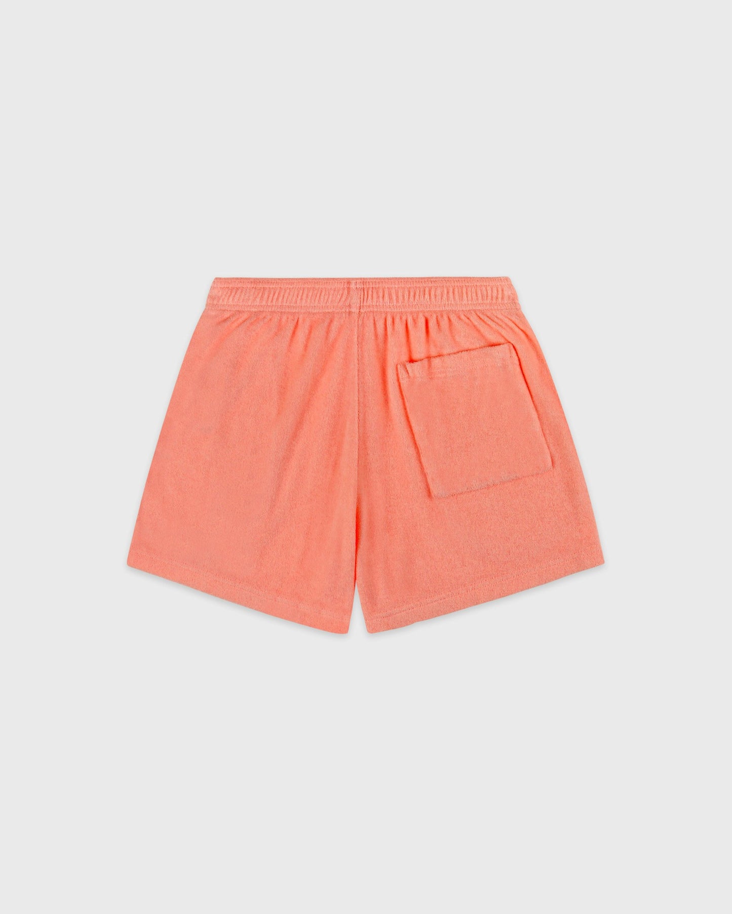 Signature Logo Terry Short - Flamingo/White