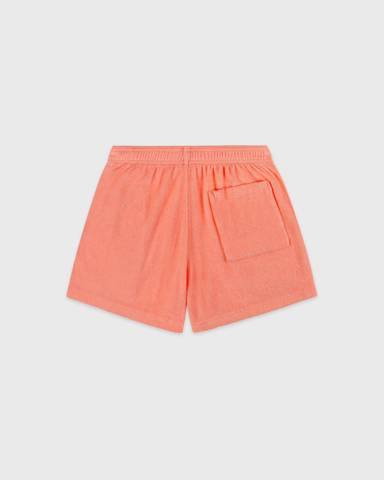 Signature Logo Terry Short - Flamingo/White