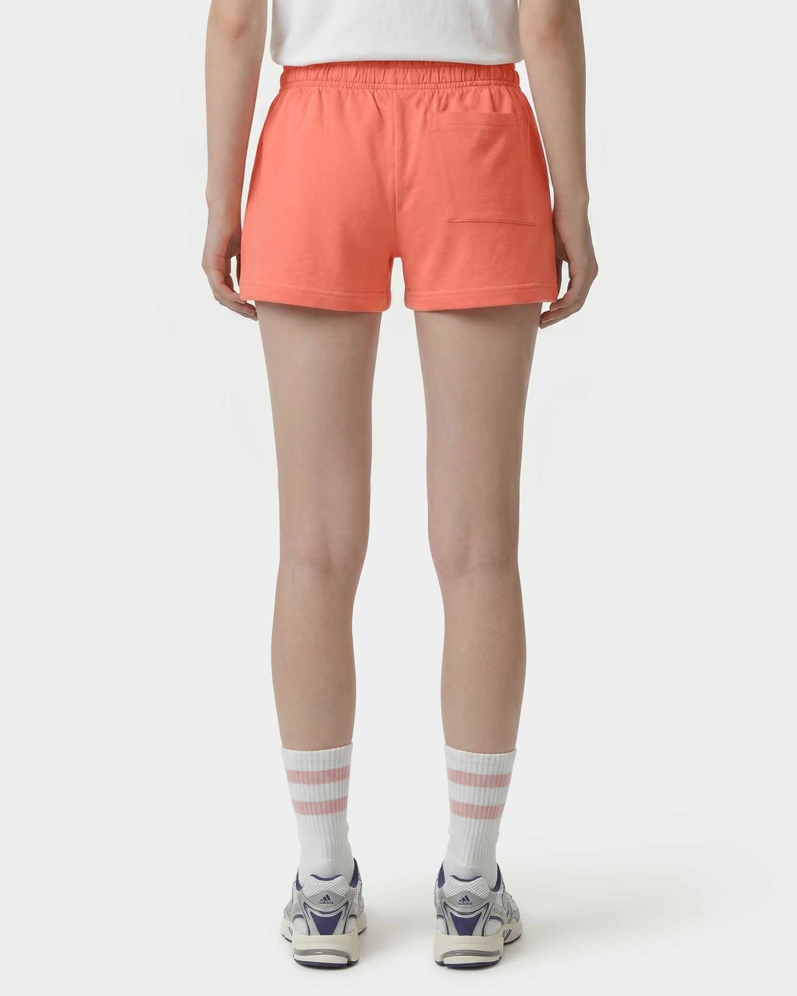 H&W Club Disco Short - Flamingo/White