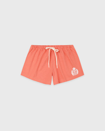 NY Crest Lounge Short - Flamingo/White