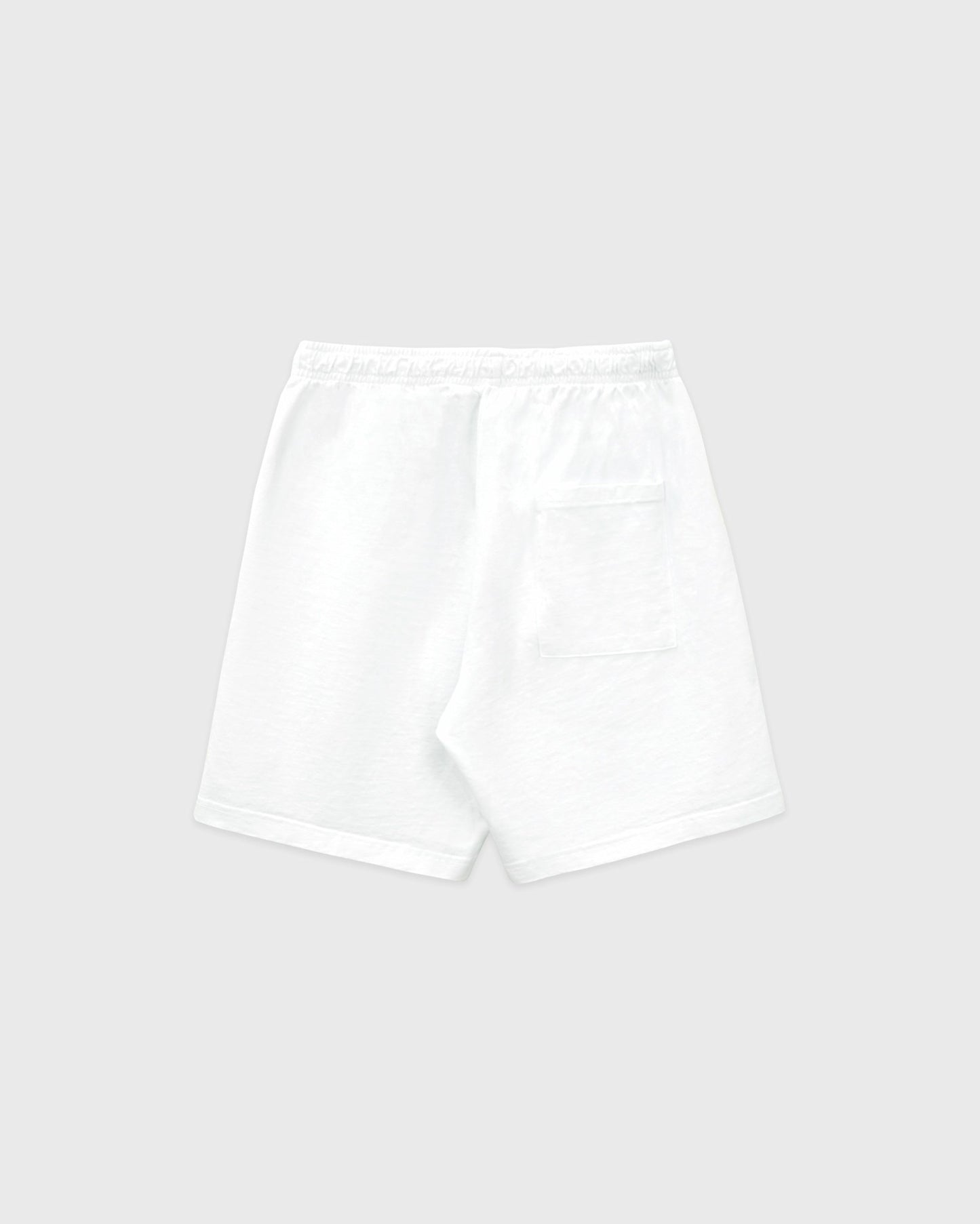 NY Crest Embroidered Gym Short - White/Light Navy