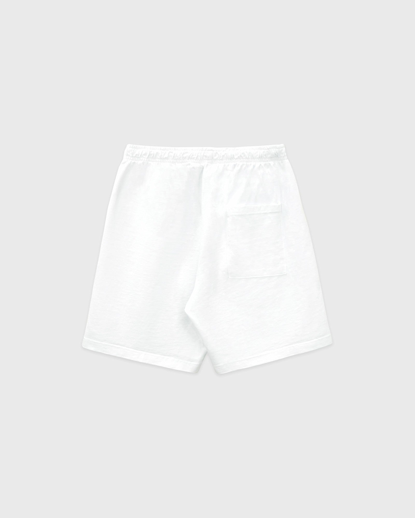 NY Crest Embroidered Gym Short - White/Light Navy