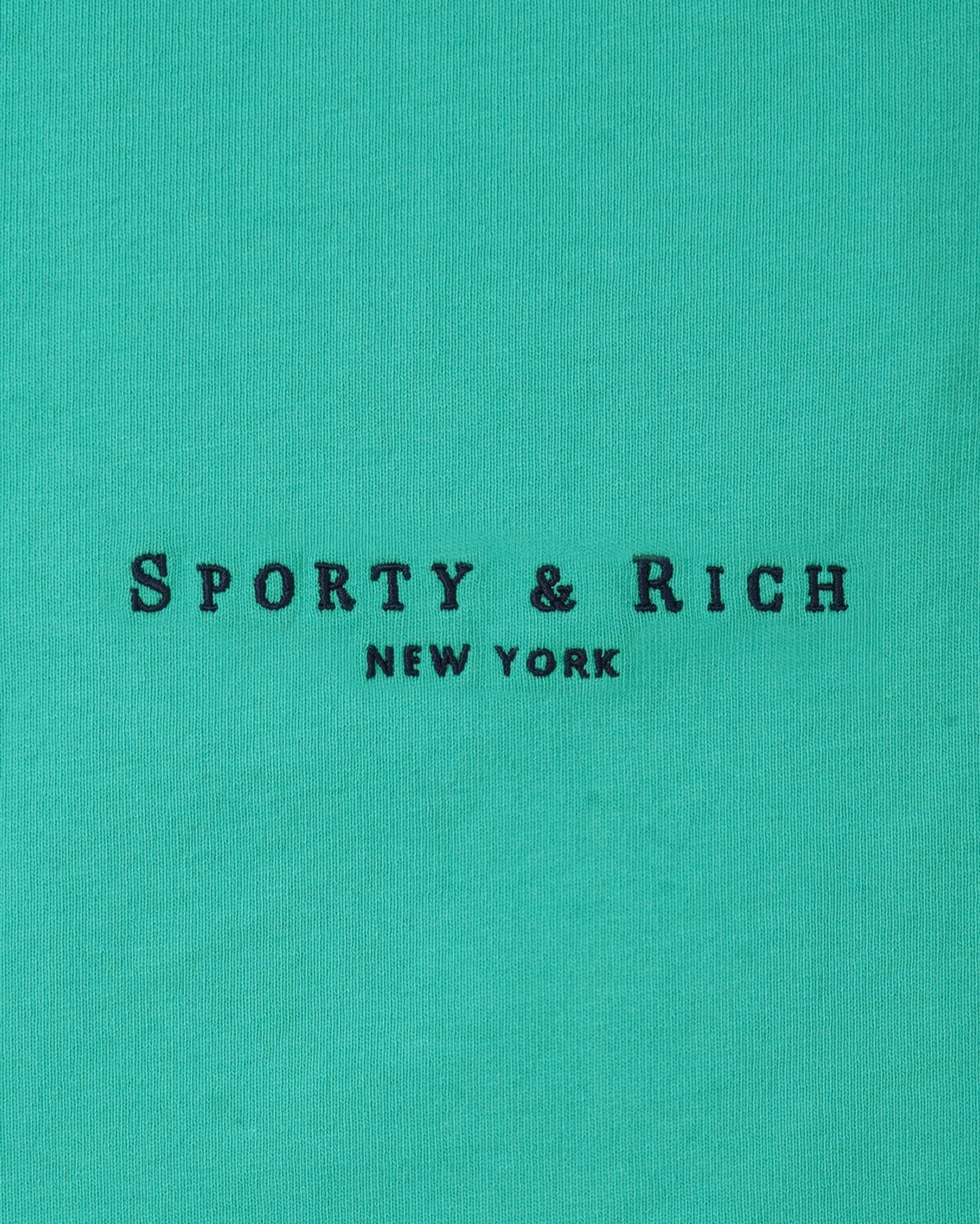 Title Embroidered Disco Short - Amalfi Green/Light Navy