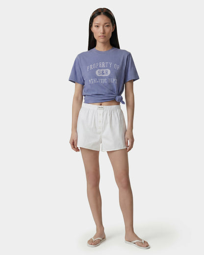 Signature Logo Ring Short - White
