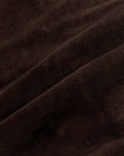 Juicy Script Velour Short - Chocolate