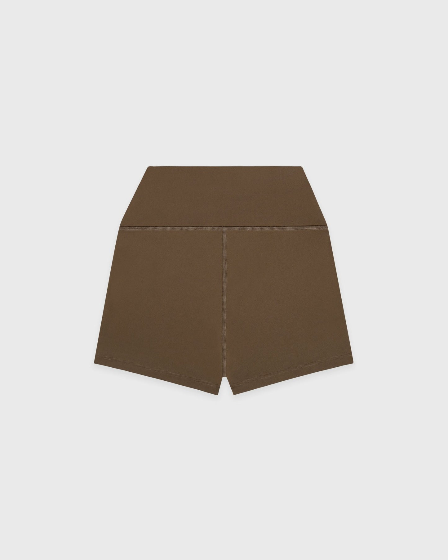 Serif Logo Mini Biker Short - Sand
