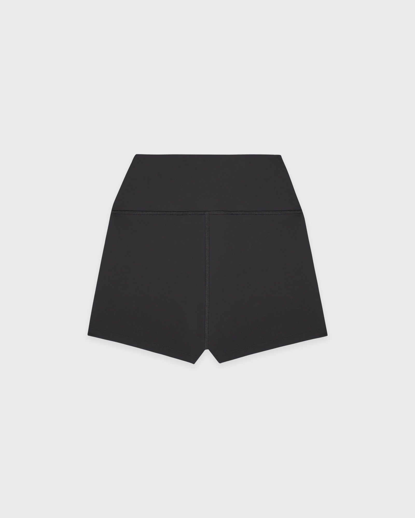 Serif Logo Mini Biker Short - Carbon