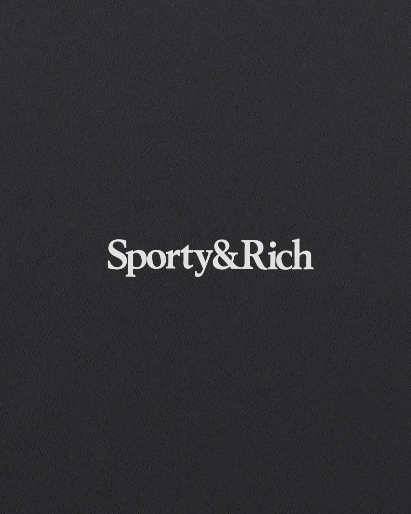 Serif Logo Mini Biker Short - Carbon