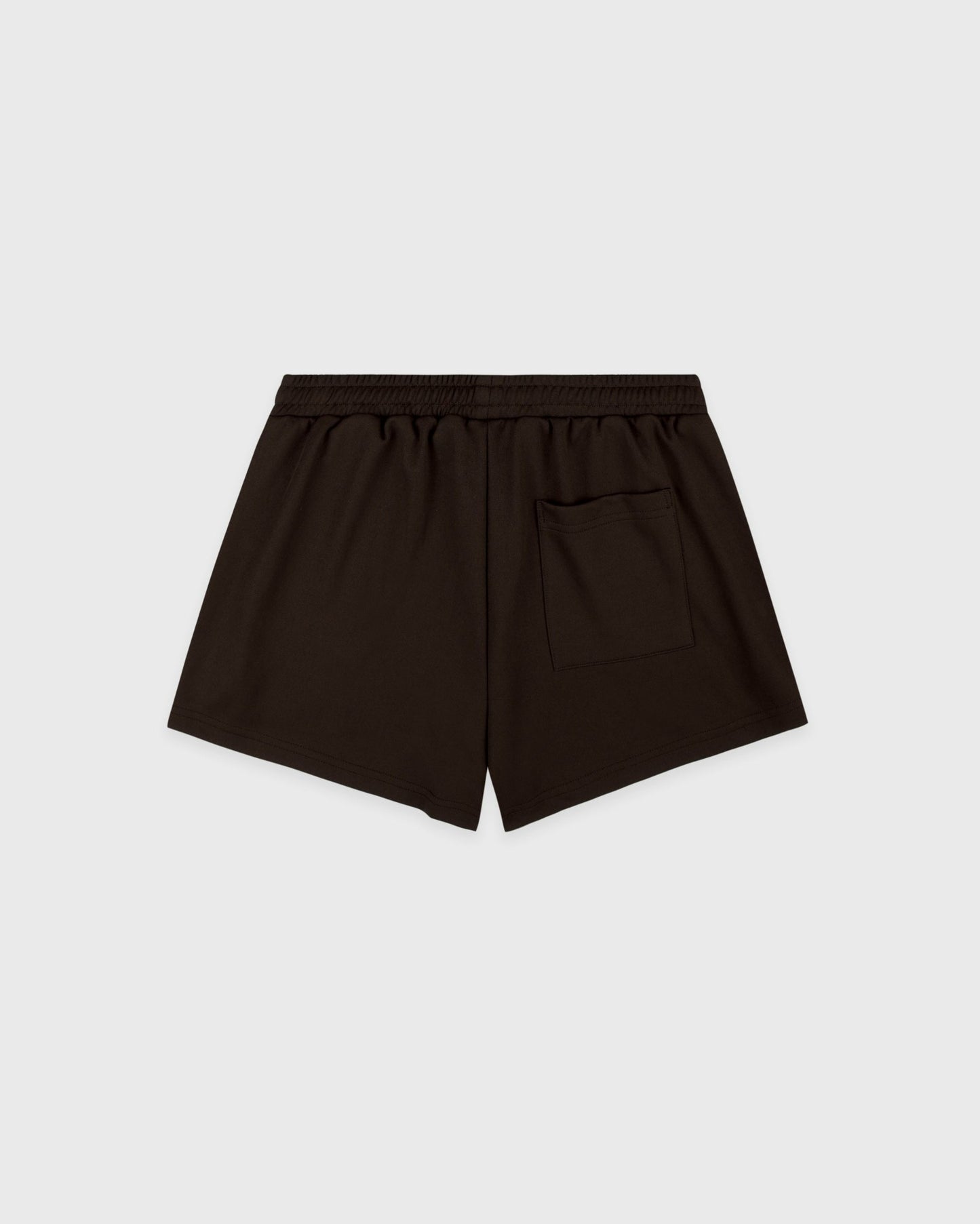 Serif Logo Retro Track Short - Cioco/White
