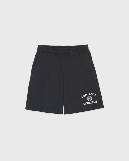 Varsity Crest Gym Short - Carbon