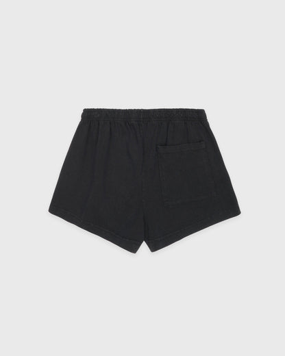 Varsity Crest Disco Short - Carbon