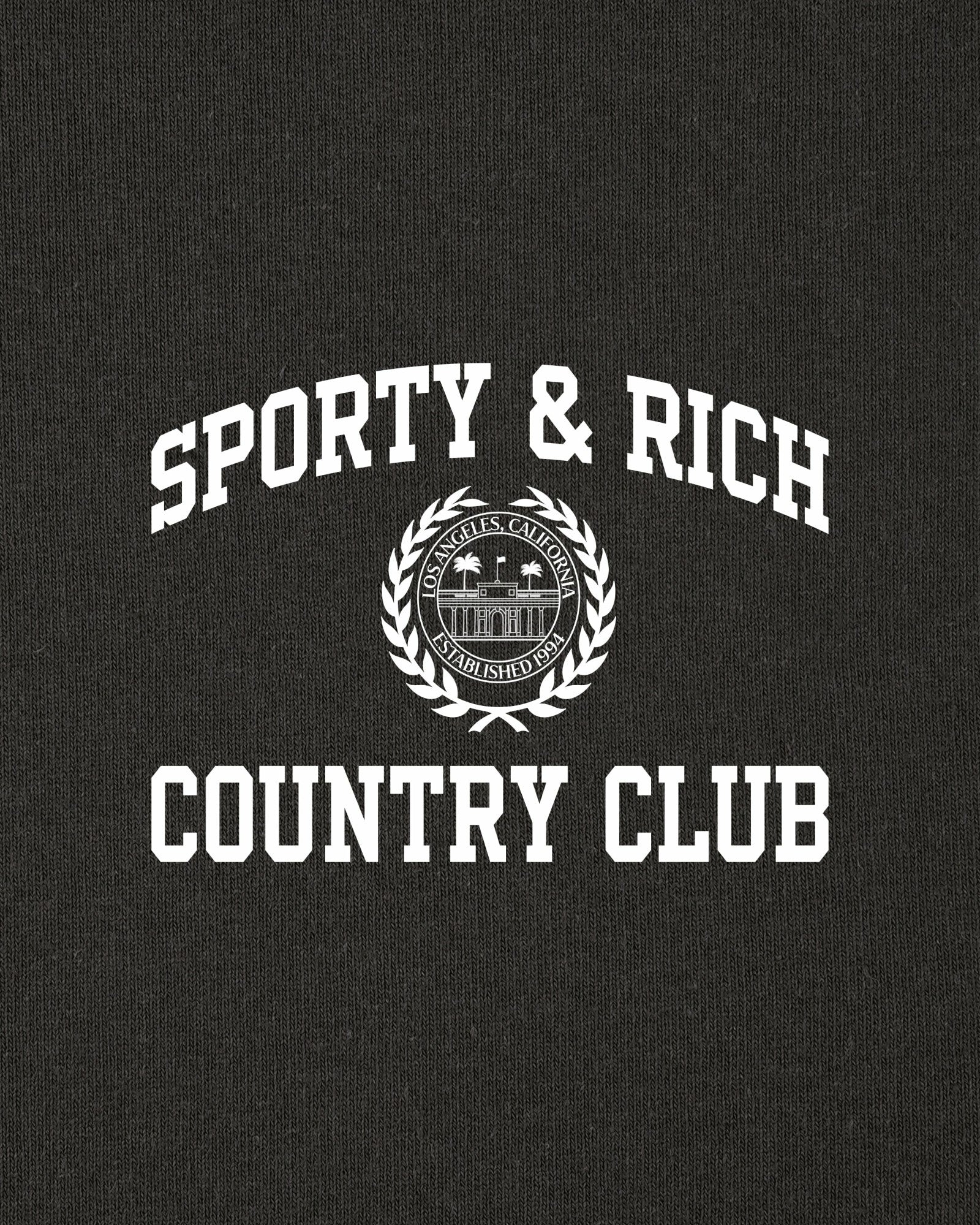 Varsity Crest Disco Short - Carbon