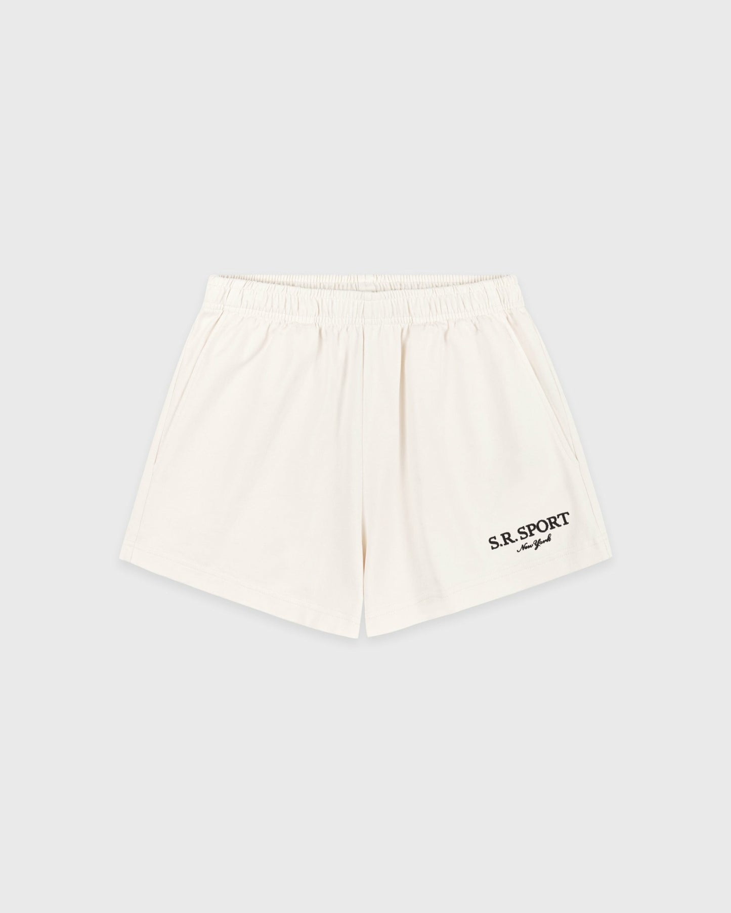 SR Sport Embroidered Disco Short - Ecru