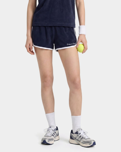 Signature Logo Terry Short - Navy/White
